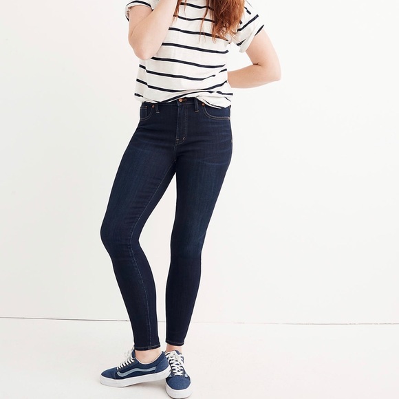 NWT Madewell Tall 9" High-Rise Skinny Jeans Sz 35T - Picture 5 of 7